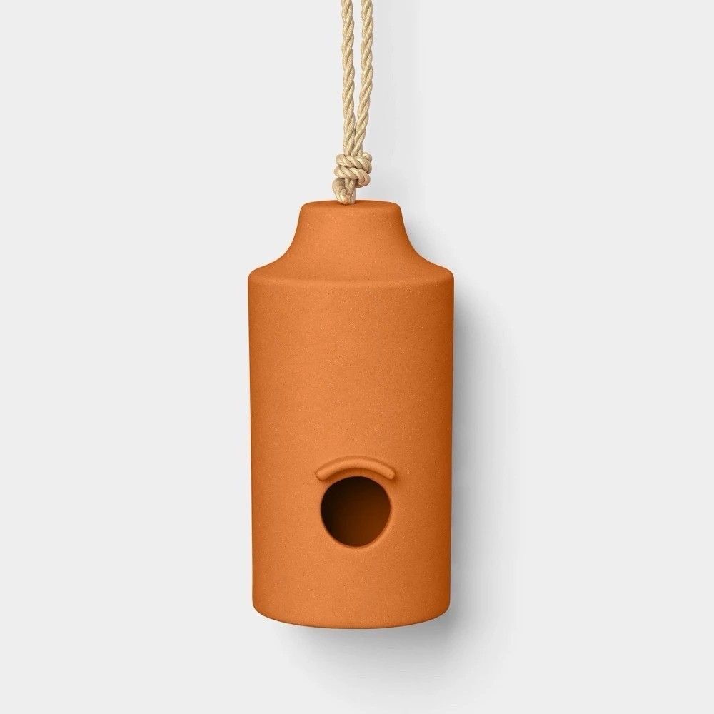 Threshold Terracotta Bird House Outdoor Garden Decorative Birdhouse